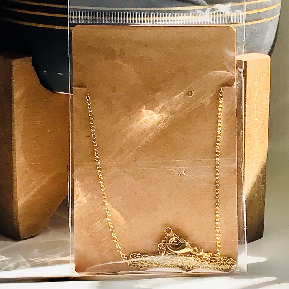 NWT SNOW MOUNTAIN GOLD COLORED NECKLACE - Picture 5 of 8